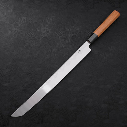 Sakimaru Takohiki Blue Steel #2 Kasumi Buffalo Teak Handle 330mm