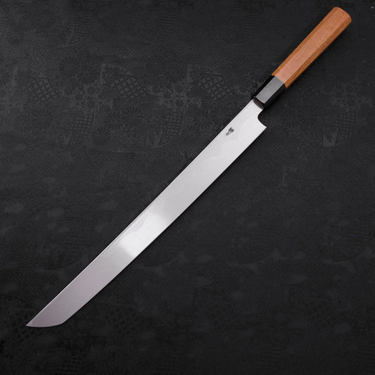 Sakimaru Takohiki Blue Steel #2 Kasumi Buffalo Wenge Handle 300mm