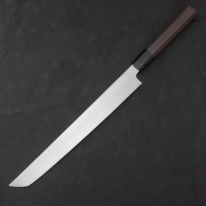Sakimaru Takohiki Blue Steel #2 Kurouchi Buffalo Wenge Handle 270mm
