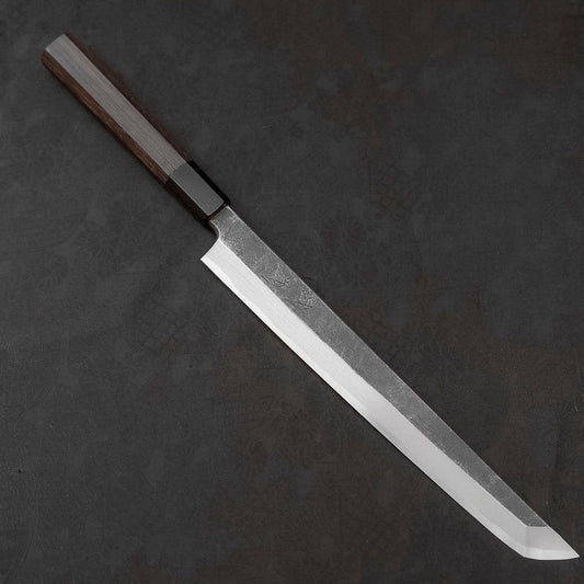 Sakimaru Takohiki Blue Steel #2 Kurouchi Buffalo Wenge Handle 270mm