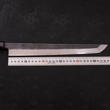 Sakimaru Takohiki Blue Steel #2 Kurouchi Buffalo Wenge Handle 300mm