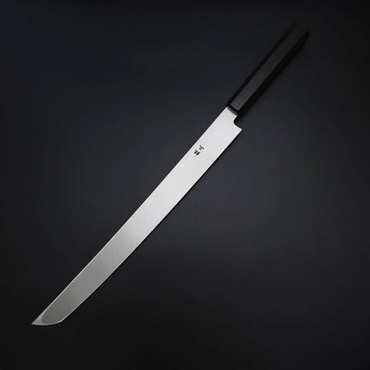 Sakimaru Takohiki Silver Steel #3 Kasumi Buffalo Ebony Handle 300mm