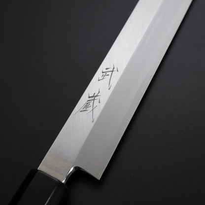 Sakimaru Takohiki Silver Steel #3 Kasumi Buffalo Ebony Handle 300mm