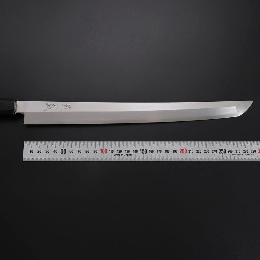 Sakimaru Takohiki Silver Steel #3 Kasumi Buffalo Ebony Handle 300mm