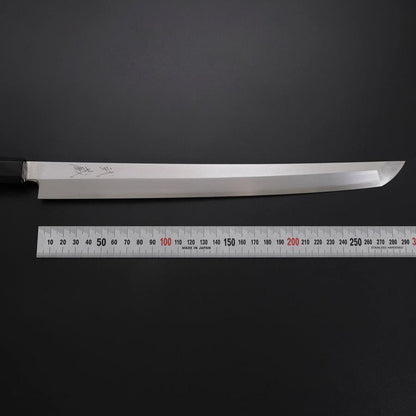 Sakimaru Takohiki Silver Steel #3 Kasumi Buffalo Ebony Handle 300mm