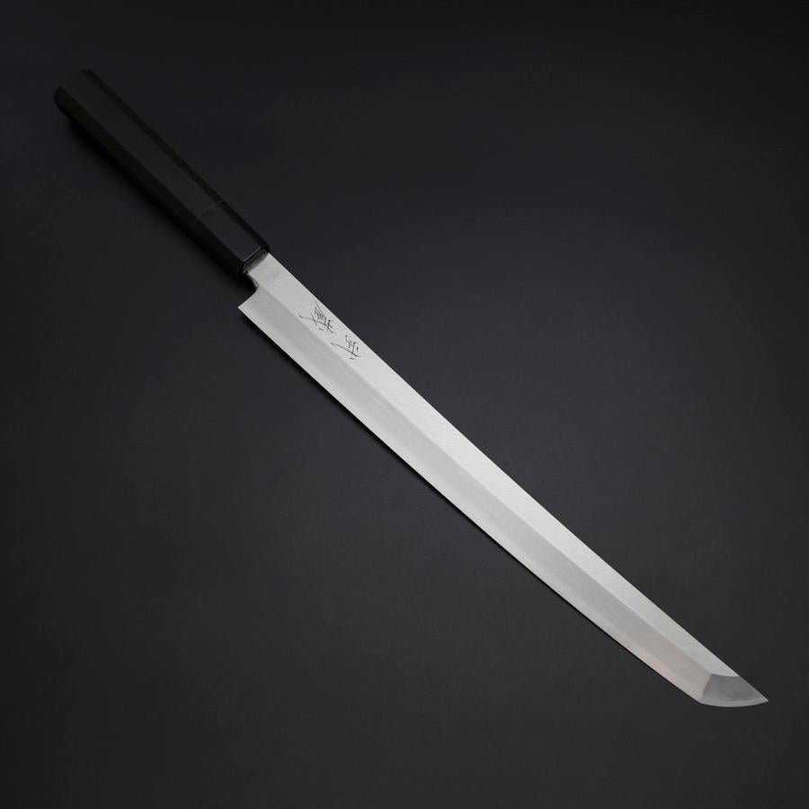 Sakimaru Takohiki Silver Steel #3 Kasumi Buffalo Ebony Handle 300mm