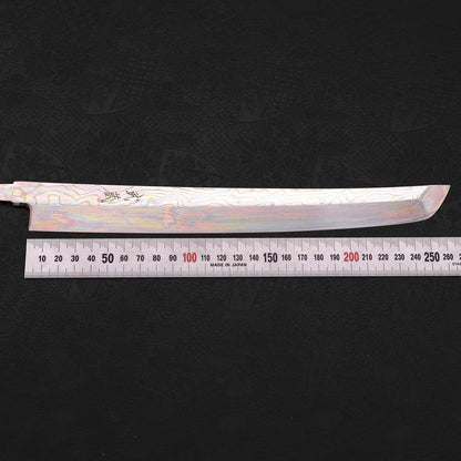 Sakimaru Takohiki Silver Steel #3 Nickel Damascus 270mm