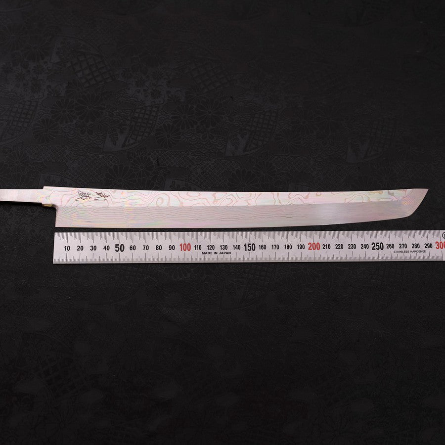 Sakimaru Takohiki Silver Steel #3 Nickel Damascus 300mm