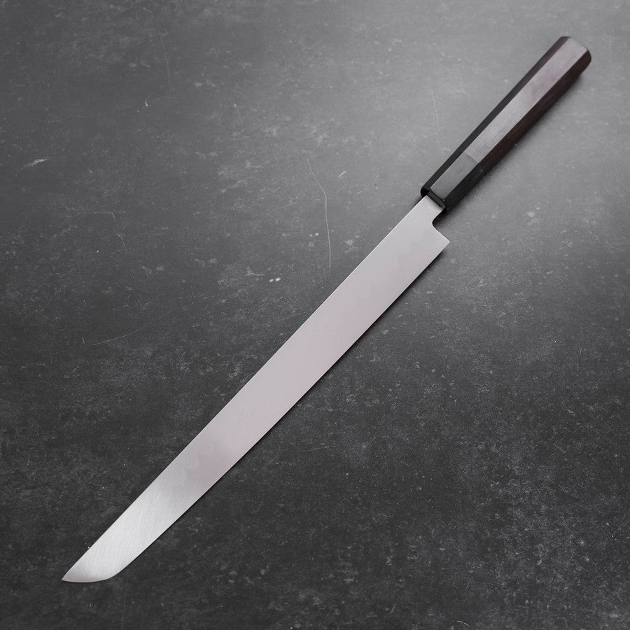 Sakimaru Takohiki White Steel #2 Honyaki Buffalo Ebony Handle 300mm