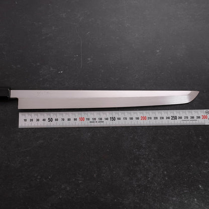 Sakimaru Takohiki White Steel #2 Honyaki Buffalo Ebony Handle 300mm