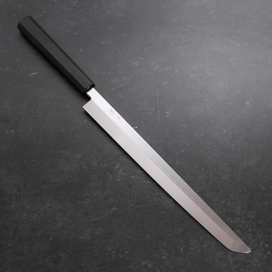 Sakimaru Takohiki White Steel #2 Honyaki Buffalo Ebony Handle 300mm
