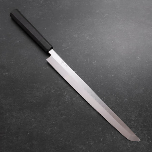 Sakimaru Takohiki White Steel #2 Honyaki Buffalo Ebony Handle 300mm