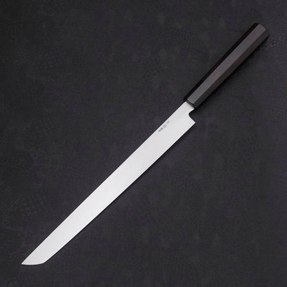 Sakimaru Takohiki White Steel #2 Kasumi Buffalo Ebony Handle 270mm