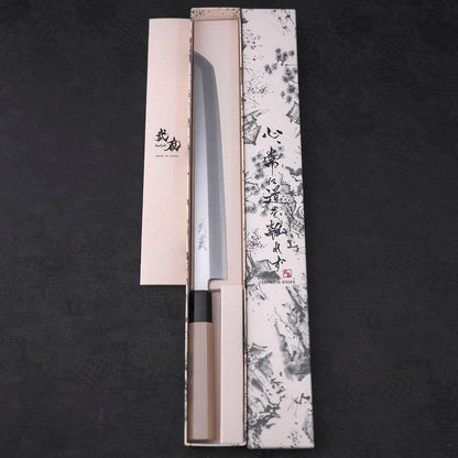 Sakimaru Takohiki White Steel #2 Kasumi Buffalo Magnolia Handle 270mm