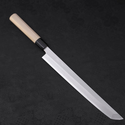 Sakimaru Takohiki White Steel #2 Kasumi Buffalo Magnolia Handle 270mm