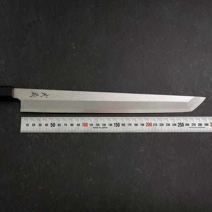 Sakimaru Takohiki White Steel #2 Kasumi Buffalo Teak Handle 300mm