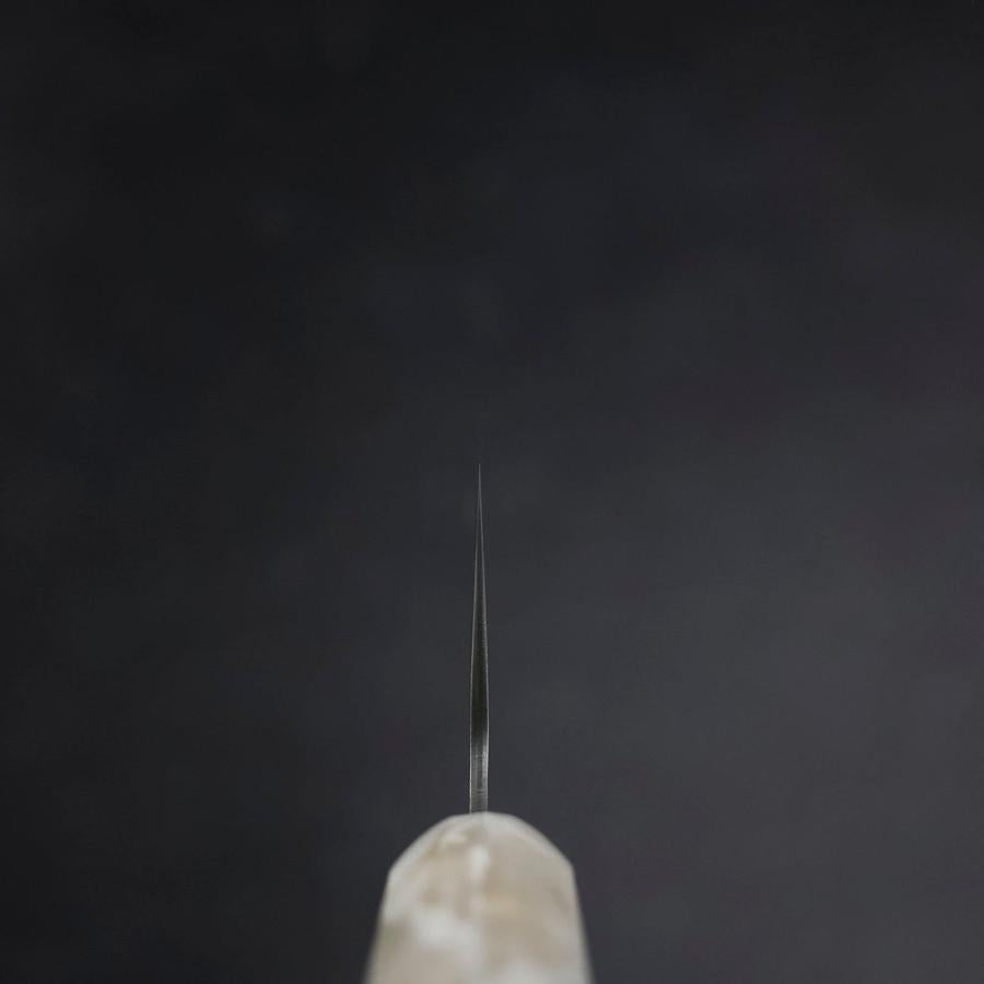 Santoku 440C Nashiji Damascus Ocean White Blue Handle 165mm