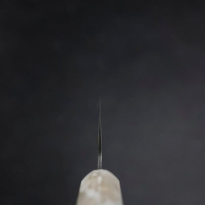 Santoku 440C Nashiji Damascus Ocean White Blue Handle 165mm