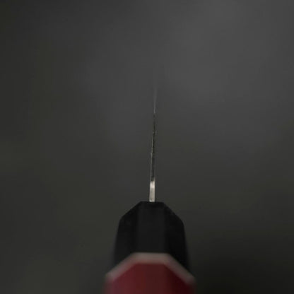 Santoku AUS-10 Damascus Red Cherry Handle 170mm