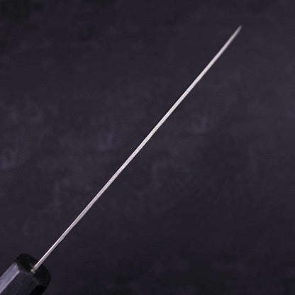 Santoku AUS-10 Nashiji Damascus Dark Blue Urushi Handle 165mm