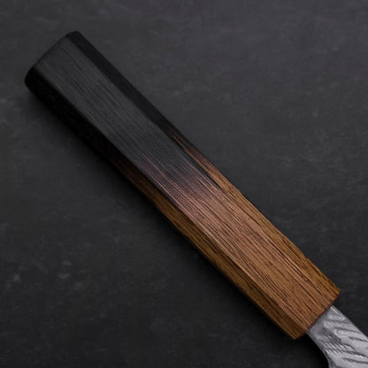 Santoku AUS-10 Nawame Damascus Yaki Handle 165mm