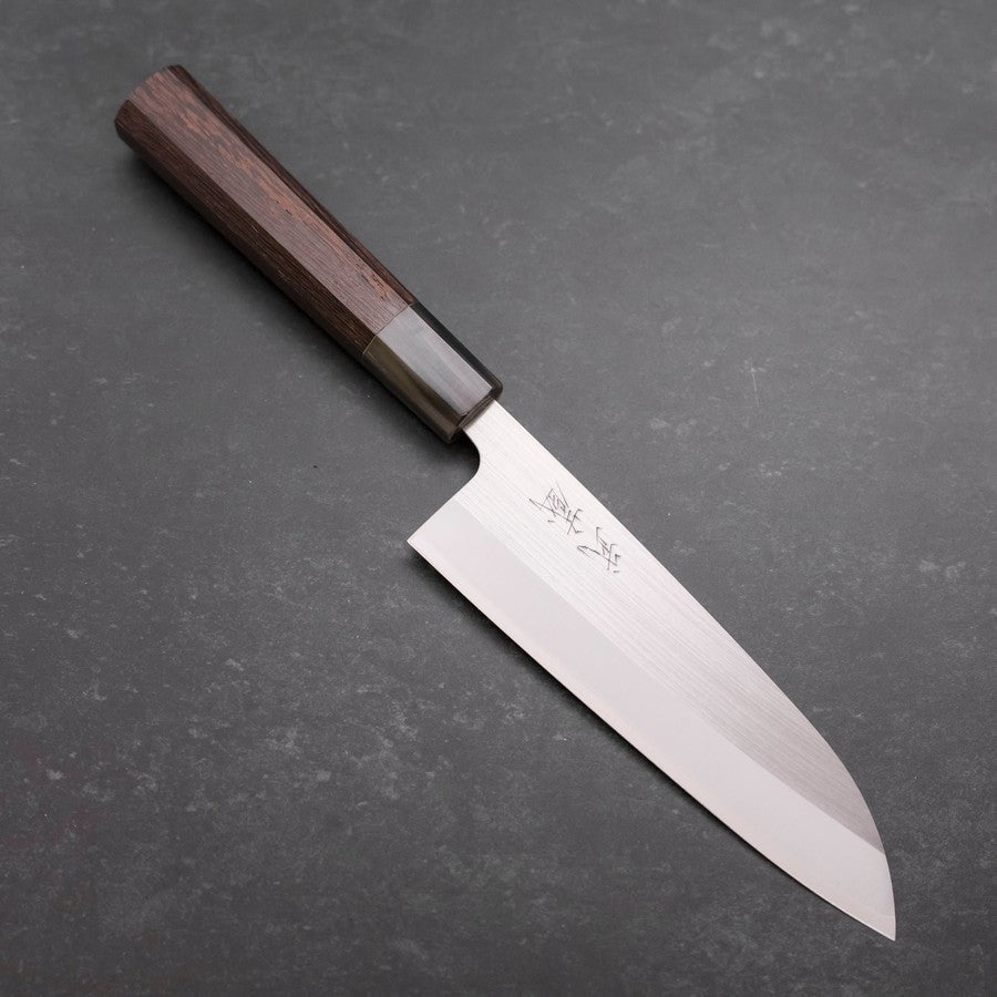 Santoku AUS-10 Polished Buffalo Wenge Handle 165mm