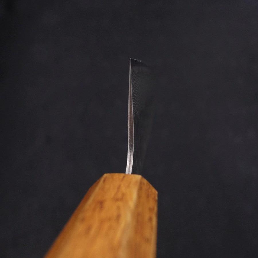 Santoku AUS-10 Tsuchime Damascus Yaki Urushi Handle 165mm