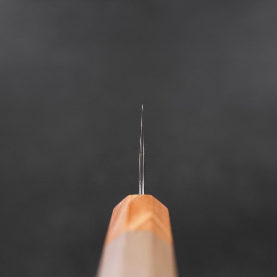 Santoku AUS-10 Tsuchime Damascus Zelkova Magnolia Handle 165mm