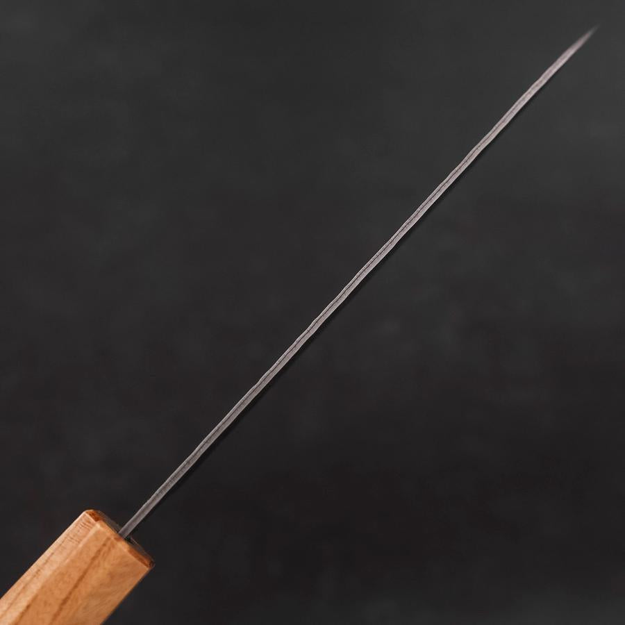 Santoku AUS-10 Tsuchime Damascus Zelkova Magnolia Handle 165mm