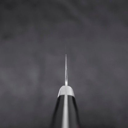 Santoku AUS-10 Tsuchime Western Black Handle 180mm