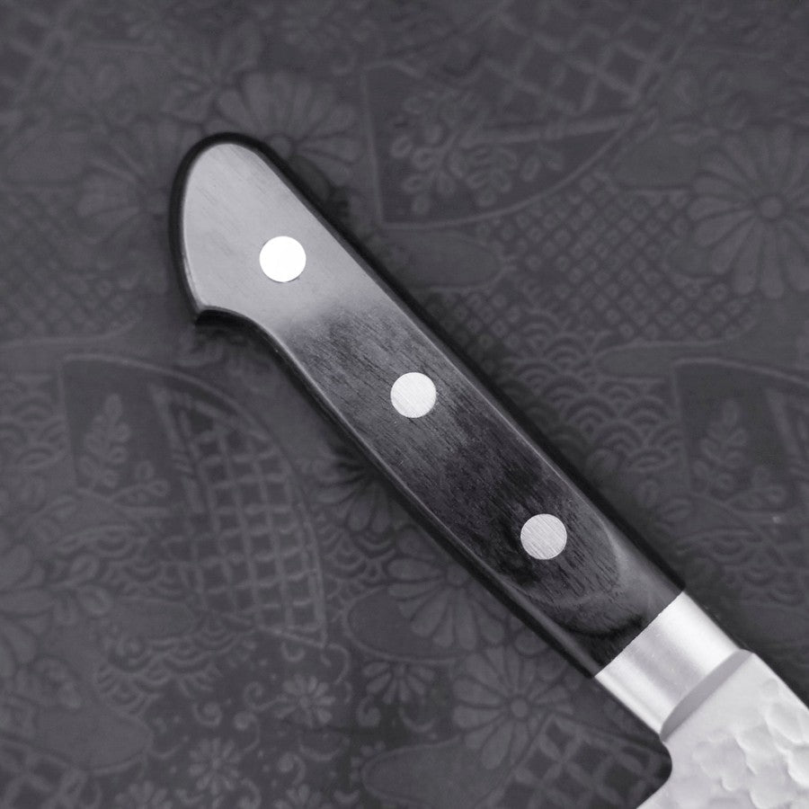 Santoku AUS-10 Tsuchime Western Black Handle 180mm