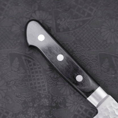Santoku AUS-10 Tsuchime Western Black Handle 180mm