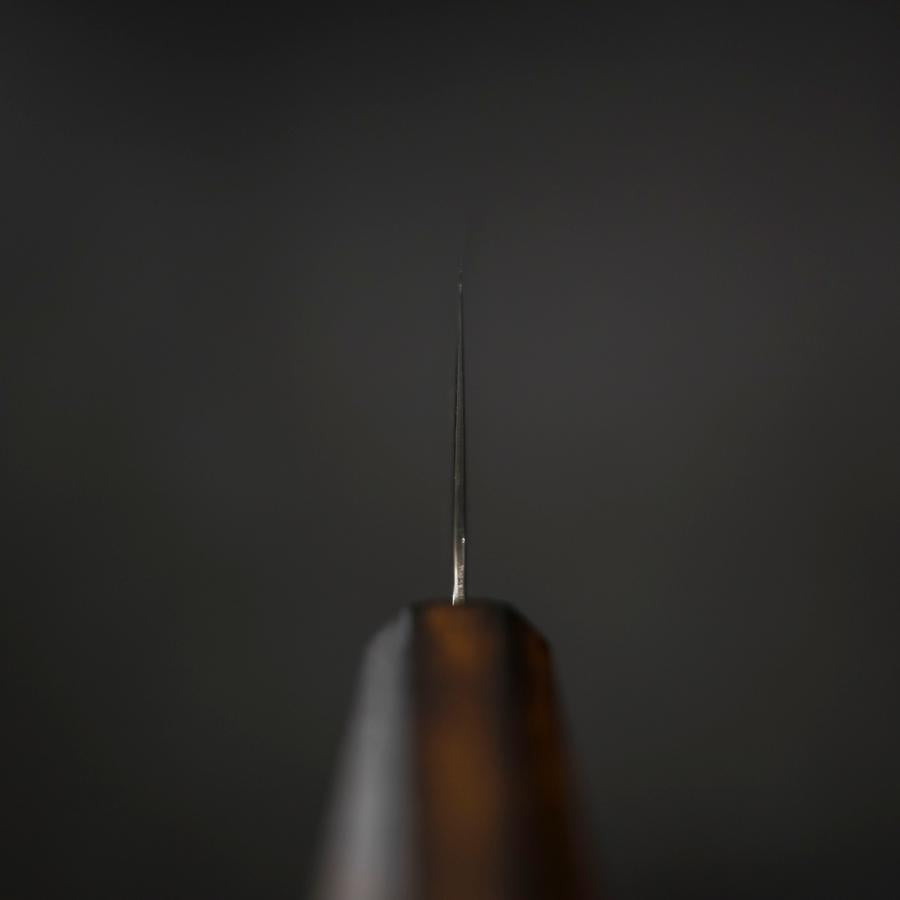 Santoku AUS-10 Wave Nickel Damascus Sumi Urushi Handle 165mm