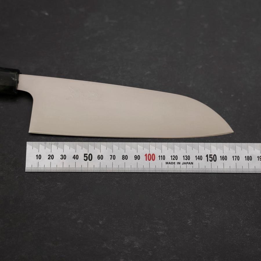 Santoku AUS-8 Polished Ocean Black Handle 165mm