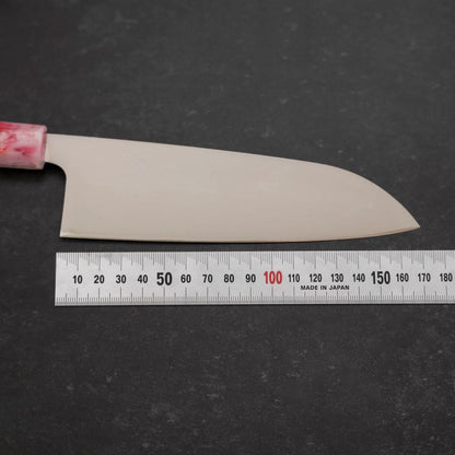 Santoku AUS-8 Polished Ocean Sakura Handle 165mm