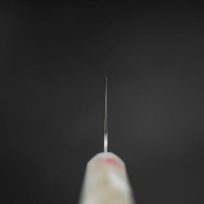 Santoku AUS-8 Polished Ocean White Handle 165mm