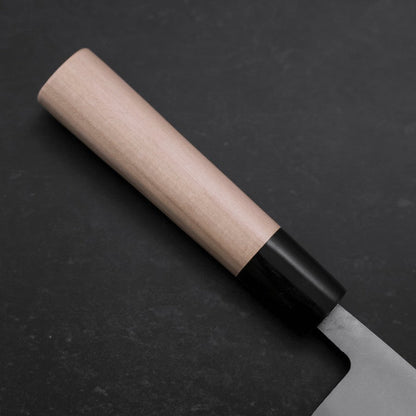 Santoku Blue Super Damascus Buffalo Magnolia Handle 165mm