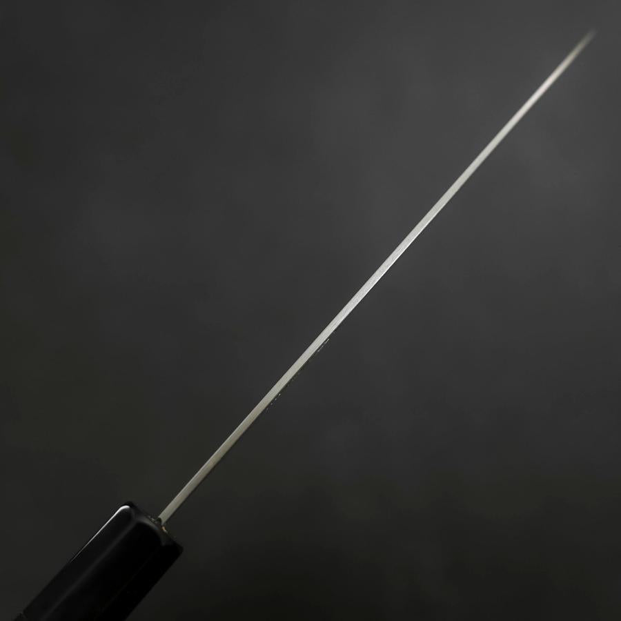 Santoku Blue Super Polished Buffalo Ebony Handle 165mm