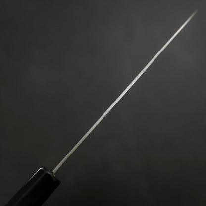 Santoku Blue Super Polished Buffalo Ebony Handle 165mm