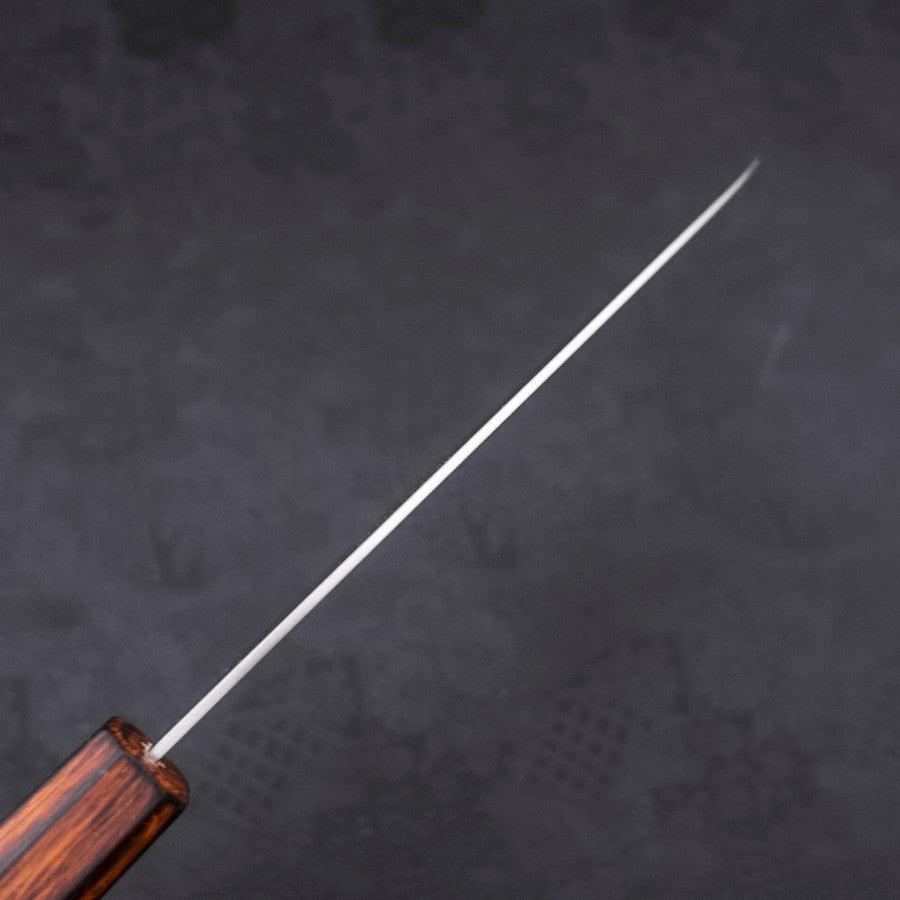 Santoku Blue Super Polished Sumi Urushi Handle 165mm