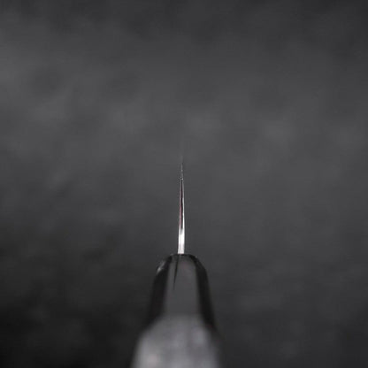 Santoku Blue Steel #1 Suminagashi Maple Blue Handle 170mm