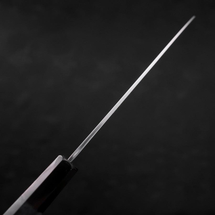 Santoku Blue Steel #1 Suminagashi Maple Blue Handle 170mm