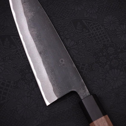 Santoku Blue Steel #2 Hon-Kurouchi Walnut Handle 190mm