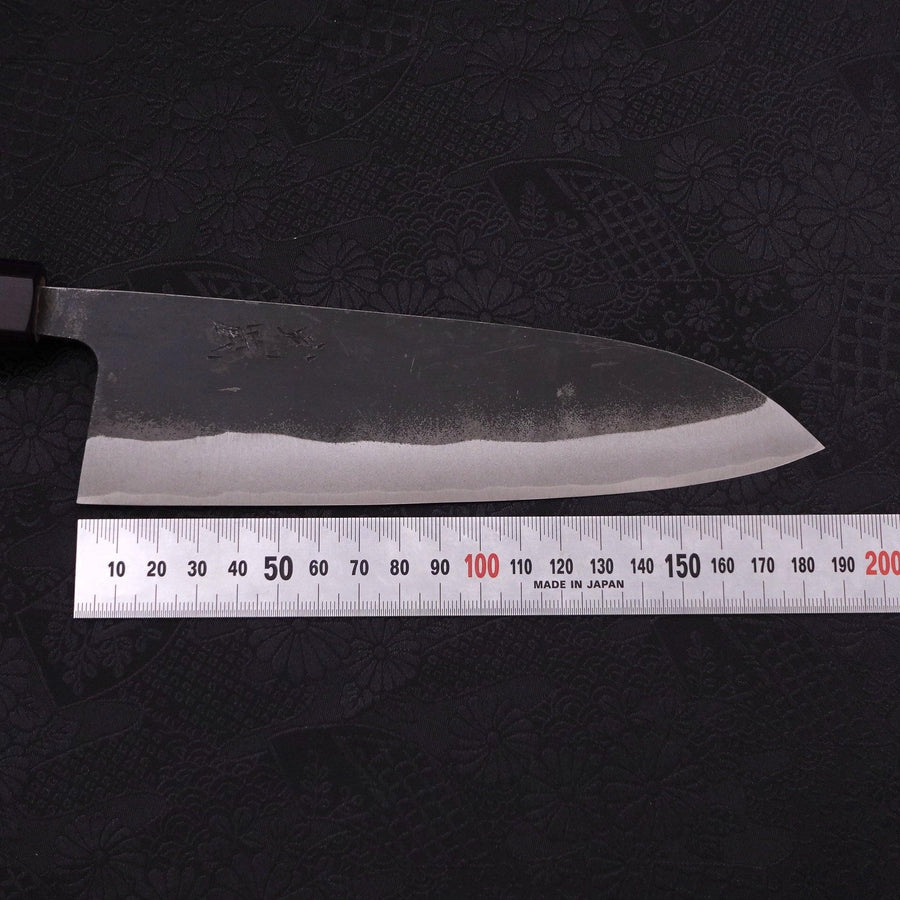 Santoku Blue Steel #2 Hon-Kurouchi Walnut Handle 190mm