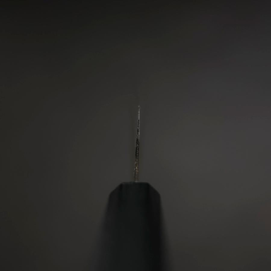 Santoku Blue Steel #2 Kurouchi Dark Blue Urushi Handle 165mm