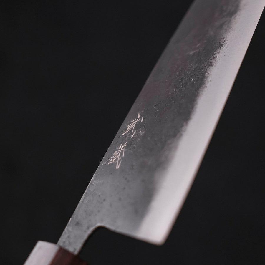 Santoku Blue Steel #2 Kurouchi Ebony Handle 165mm