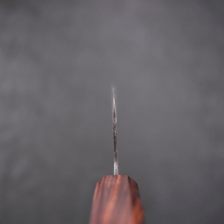 Santoku Blue Steel #2 Kurouchi Ebony Handle 165mm