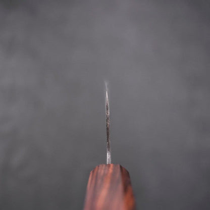 Santoku Blue Steel #2 Kurouchi Ebony Handle 165mm