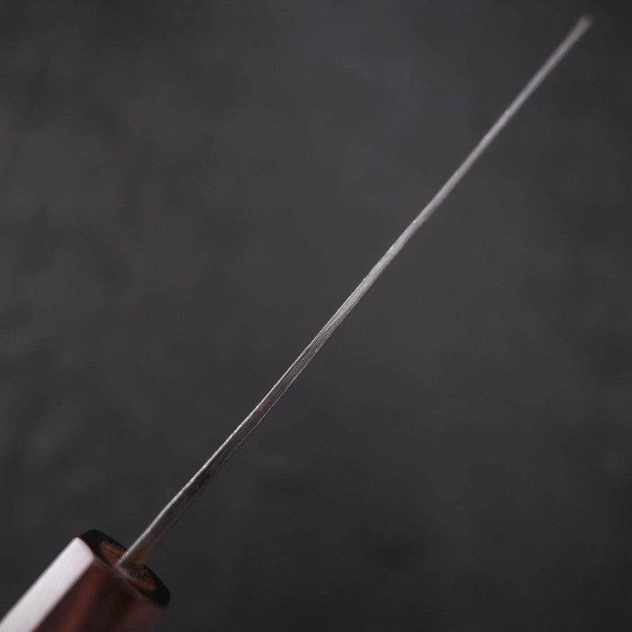 Santoku Blue Steel #2 Kurouchi Ebony Handle 165mm