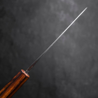 Santoku Blue Steel #2 Kurouchi Sumi Urushi Handle 165mm